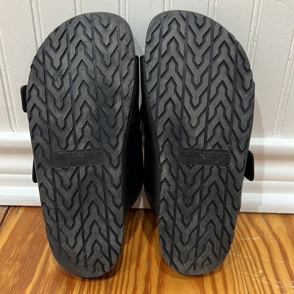 Saint Laurent Jimmy leather slides - Picture 6 of 9